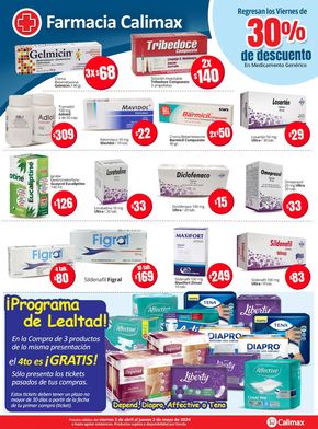 Catálogo Calimax en Camalú | Calimax Farmacia | 8/4/2024 - 5/5/2024