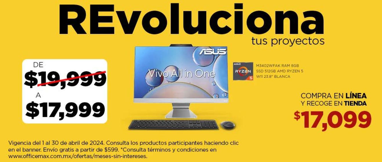 Catálogo OfficeMax en Coyoacán | REvoluciona tus proyectos | 11/4/2024 - 30/4/2024