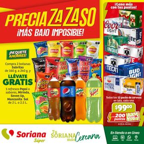 Ofertas de Supermercados en Cortazar | Catorcenal Súper de Soriana Súper | 12/4/2024 - 25/4/2024