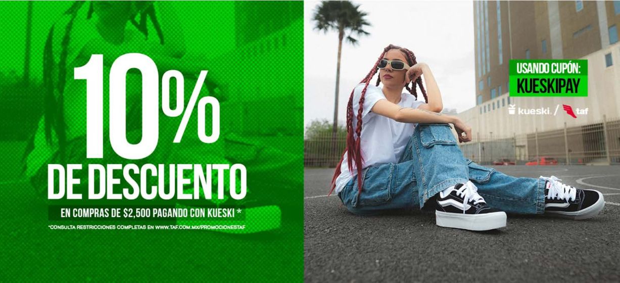 Catálogo TAF en Benito Juárez (CDMX) | 10% de descuento con kueskipay | 12/4/2024 - 15/5/2024