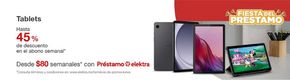 Catálogo Elektra | Fiesta del Prestamo - Tablets | 15/4/2024 - 25/4/2024