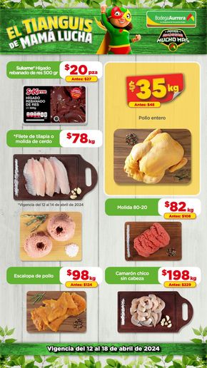 Ofertas de Supermercados en Salina Cruz | El Tianguis de Bodega Aurrera | 15/4/2024 - 18/4/2024