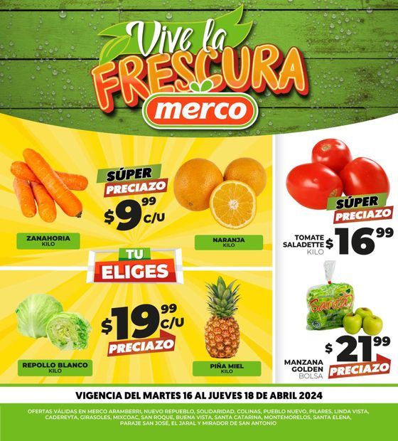 Catálogo Merco en Montemorelos | Vive la frescura con Merco | 16/4/2024 - 18/4/2024