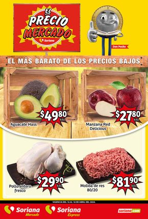 Catálogo Soriana Mercado en San Francisco Coacalco | Martes y Miércoles de Mercado | 17/4/2024 - 18/4/2024