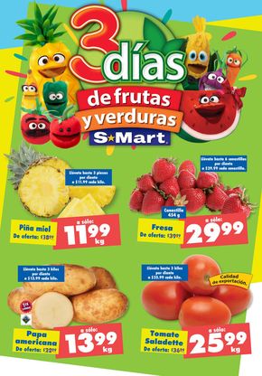 Catálogo S-Mart en Ciudad Juárez | 3 días de frutas y verduras | 17/4/2024 - 18/4/2024