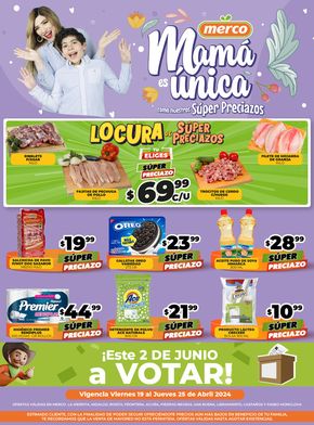 Ofertas de Supermercados en Ciudad Acuña | Merco - Mamá es única de Merco | 19/4/2024 - 25/4/2024