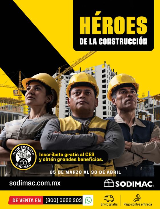 Catálogo Sodimac Homecenter en Iztapalapa | Héroes de la construcción | 17/4/2024 - 30/4/2024
