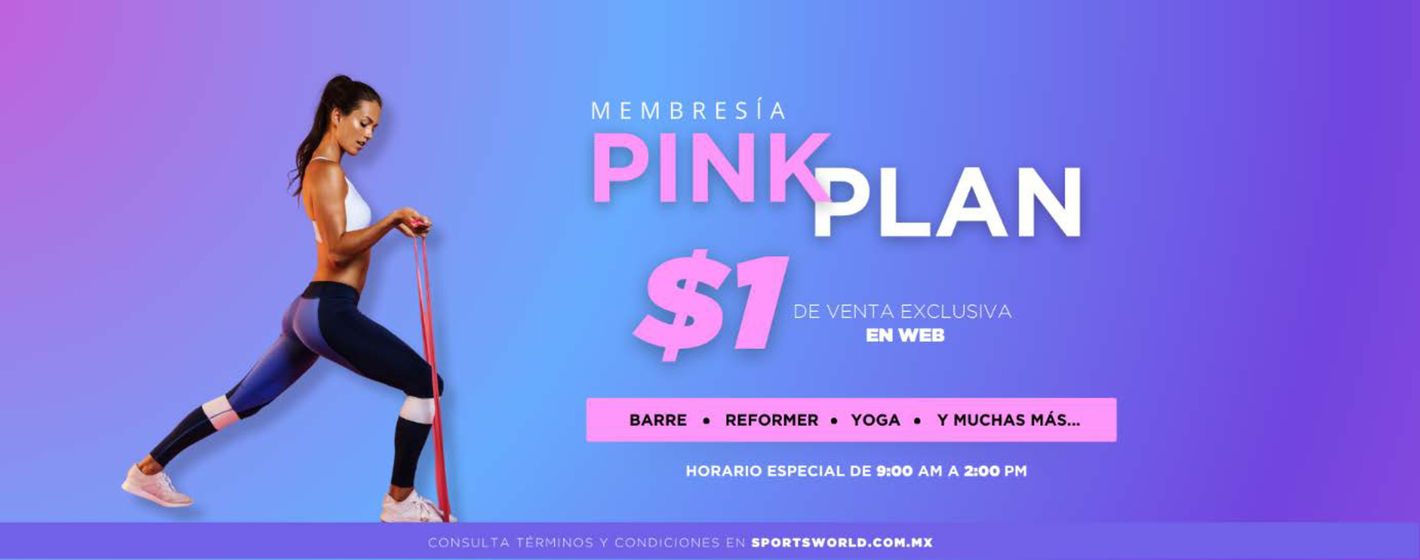 Catálogo Sports World en Heróica Puebla de Zaragoza | Pink Plan | 17/4/2024 - 30/4/2024