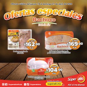 Catálogo Súper Aki en Cancún | Ofertas especiales Bachoco | 18/4/2024 - 21/4/2024