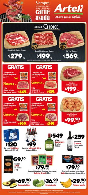 Ofertas de Supermercados en Ebano | Carne Arteli de Arteli | 19/4/2024 - 21/4/2024