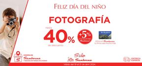 Ofertas de Tiendas Departamentales en Miramar | Feliz día del niño - Fotografía de Sanborns | 19/4/2024 - 21/4/2024