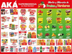Catálogo AKÁ Superbodega en Huejutla de Reyes | Martes y Miercoles de Frutas y Verduras | 23/4/2024 - 24/4/2024