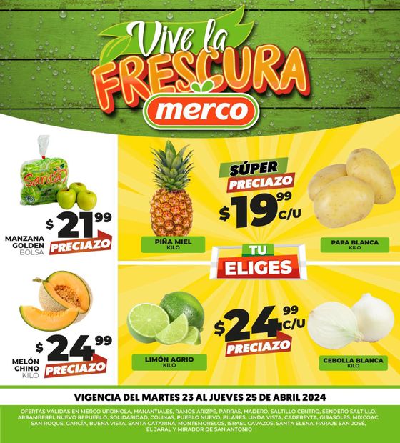 Catálogo Merco en Montemorelos | Merco - Vive la frescura | 23/4/2024 - 25/4/2024