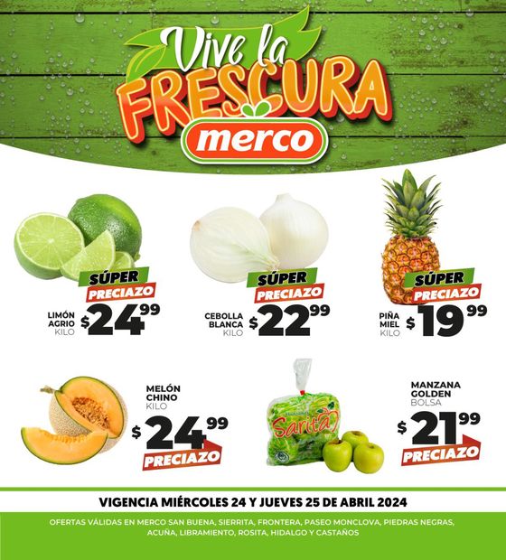 Catálogo Merco en Ciudad Acuña | Merco - Vive la frescura | 23/4/2024 - 25/4/2024