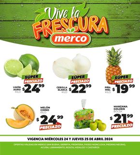Ofertas de Supermercados en Piedras Negras | Merco - Vive la frescura de Merco | 23/4/2024 - 25/4/2024