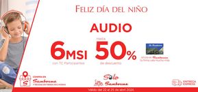 Catálogo Sanborns en Heróica Puebla de Zaragoza | Feliz día del niño - Audio | 23/4/2024 - 25/4/2024