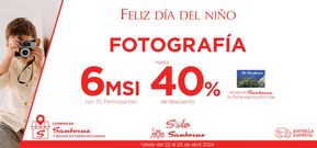Catálogo Sanborns en Fuentes del Valle | Feliz día del niño - Fotografía | 23/4/2024 - 25/4/2024