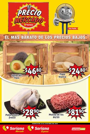 Catálogo Soriana Mercado en Acapulco de Juárez | Martes y Miércoles del Campo Mercado | 24/4/2024 - 25/4/2024