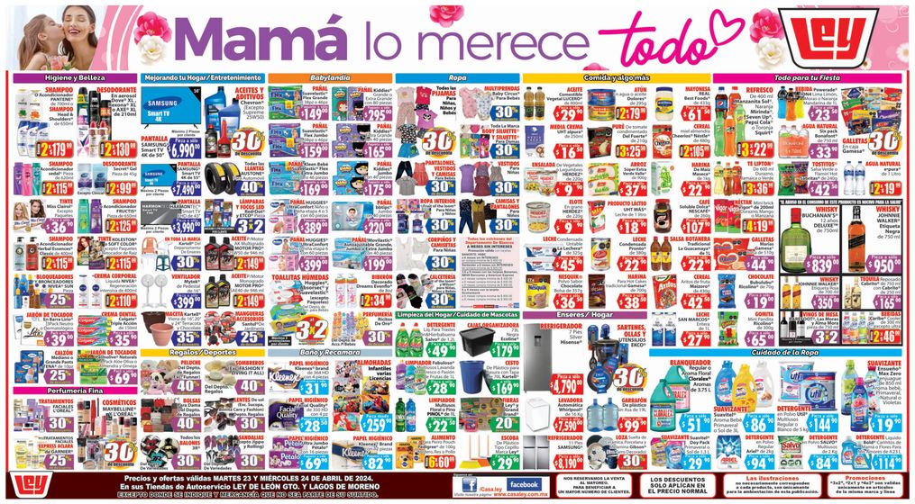 Catálogo Casa Ley en León | Mamá lo merece todo | 24/4/2024 - 24/4/2024