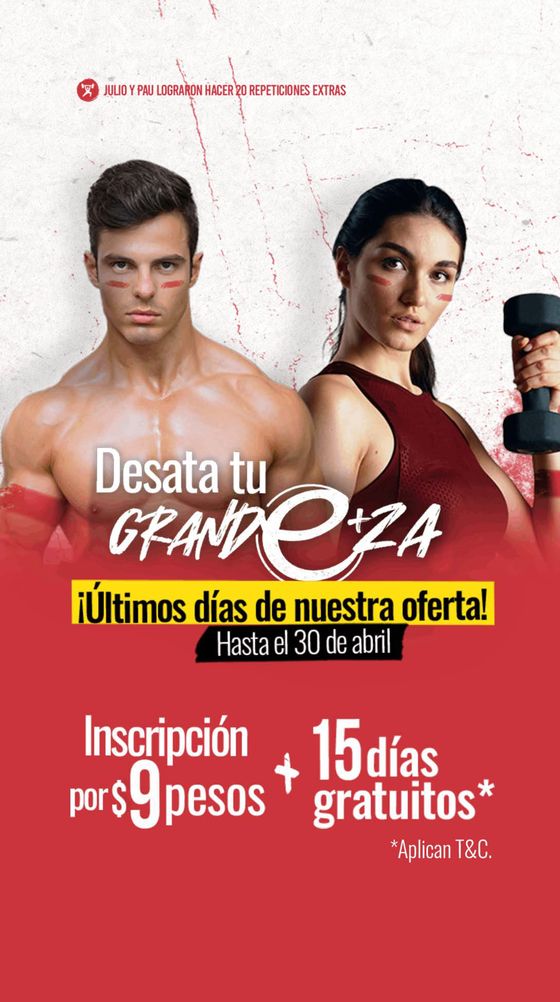 Catálogo Energy Fitness en Benito Juárez (CDMX) | Despierta tu grandeza | 24/4/2024 - 30/4/2024