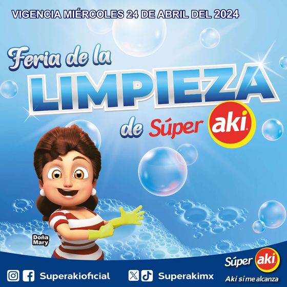 Catálogo Súper Aki en Mérida | Feria de la limpieza | 24/4/2024 - 24/4/2024