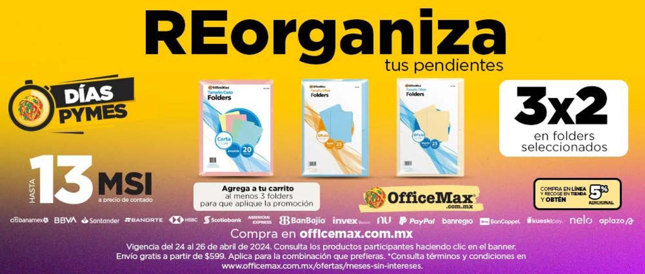 Catálogo OfficeMax en Ciudad de México | Días Pymes | 25/4/2024 - 26/4/2024