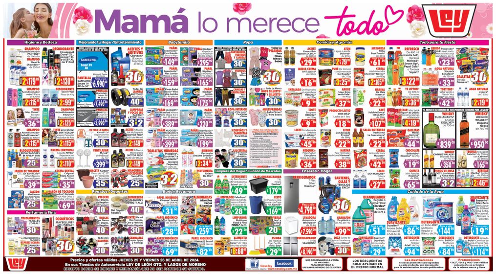 Catálogo Casa Ley en León | Mamá lo merece todo | 26/4/2024 - 26/4/2024