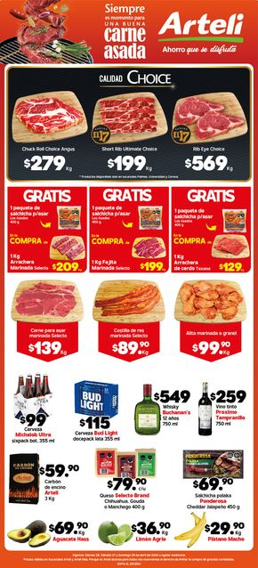 Ofertas de Supermercados en Ebano | Arteli Carne de Arteli | 26/4/2024 - 28/4/2024