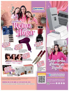 Ofertas de Supermercados en Nava | Reina del Hogar de Super Gutierrez | 29/4/2024 - 2/5/2024