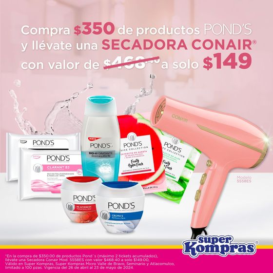 Catálogo Super kompras | Llevate una Secadora Conair | 29/4/2024 - 23/5/2024