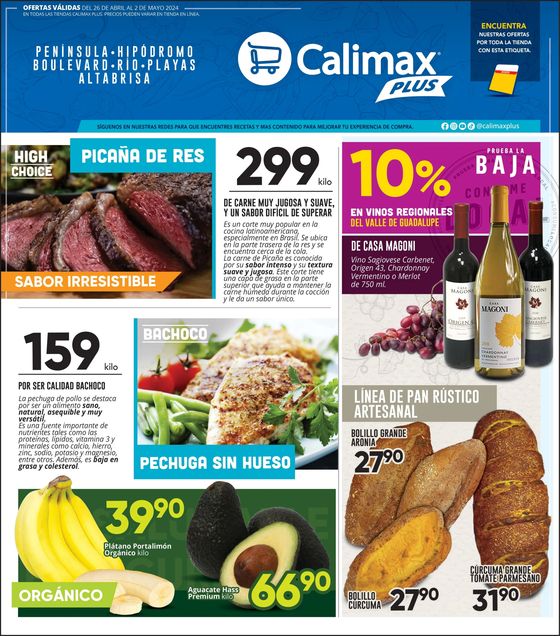 Catálogo Calimax en Guadalajara | Calimax Plus | 29/4/2024 - 2/5/2024
