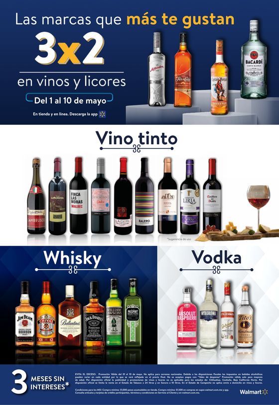 Catálogo Walmart en La Orilla | Walmart Vinos y Licores | 2/5/2024 - 10/5/2024