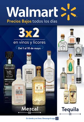 Catálogo Walmart en Heróica Puebla de Zaragoza | Walmart Vinos y Licores | 2/5/2024 - 10/5/2024