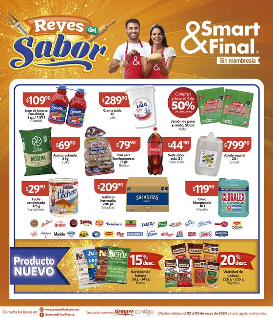 Catálogo Smart & Final en Mexicali | Reyes del Sabor | 3/5/2024 - 8/5/2024