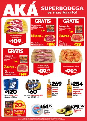 Ofertas de Supermercados en Ciudad Valles | Carne Aka de AKÁ Superbodega | 3/5/2024 - 5/5/2024