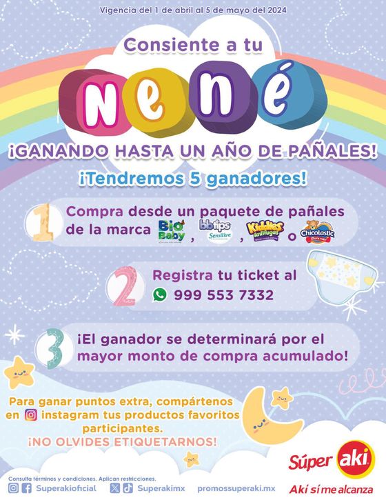Catálogo Súper Aki en Mérida | Mes del nené | 3/5/2024 - 5/5/2024