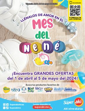 Ofertas de Supermercados en Progreso (Yucatán) | Mes del nené de Súper Aki | 3/5/2024 - 5/5/2024