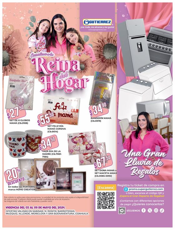 Catálogo Super Gutierrez en Tijuana | Reina del hogar | 7/5/2024 - 21/5/2024