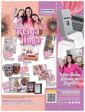 Ofertas de Supermercados en Tlalmanalco de Velázquez | Reina del hogar de Super Gutierrez | 7/5/2024 - 21/5/2024