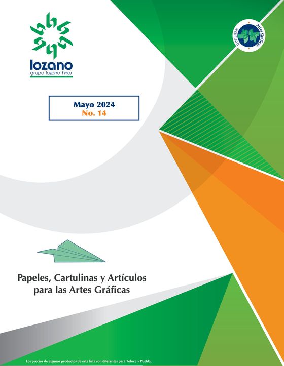 Catálogo Papelerías Lozano Hermanos en Chilpancingo de los Bravo | Listas de precios General #14 | 7/5/2024 - 31/5/2024