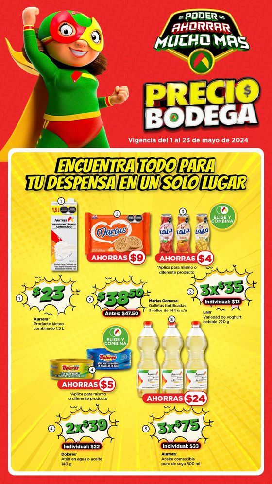 Catálogo Bodega Aurrera en Culiacán Rosales | Precio Bodega | 7/5/2024 - 23/5/2024