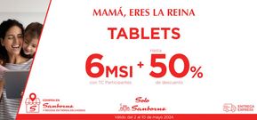 Ofertas de Tiendas Departamentales en Álvaro Obregón (CDMX) | Mamá, eres la reina - Tablets de Sanborns | 7/5/2024 - 10/5/2024