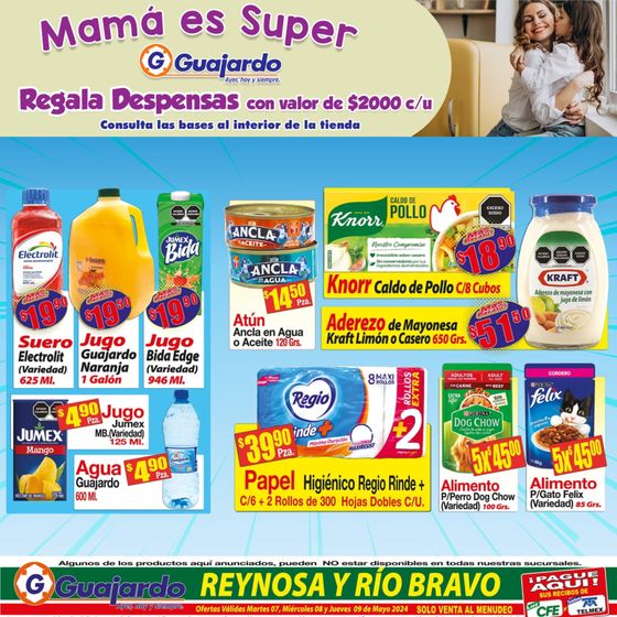 Catálogo Guajardo en Ciudad Río Bravo | Mamá es super | 7/5/2024 - 9/5/2024