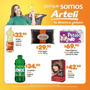 Ofertas de Supermercados en Cañitas de Felipe Pescador | Volante Quincenal de Arteli | 8/5/2024 - 23/5/2024