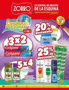 Ofertas de Supermercados en Mixquiahuala | Días del cuidado personal de Zorro | 9/5/2024 - 21/5/2024