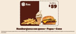 Catálogo Burger King en Tijuana | Hamburguesa Combo | 9/5/2024 - 6/10/2024