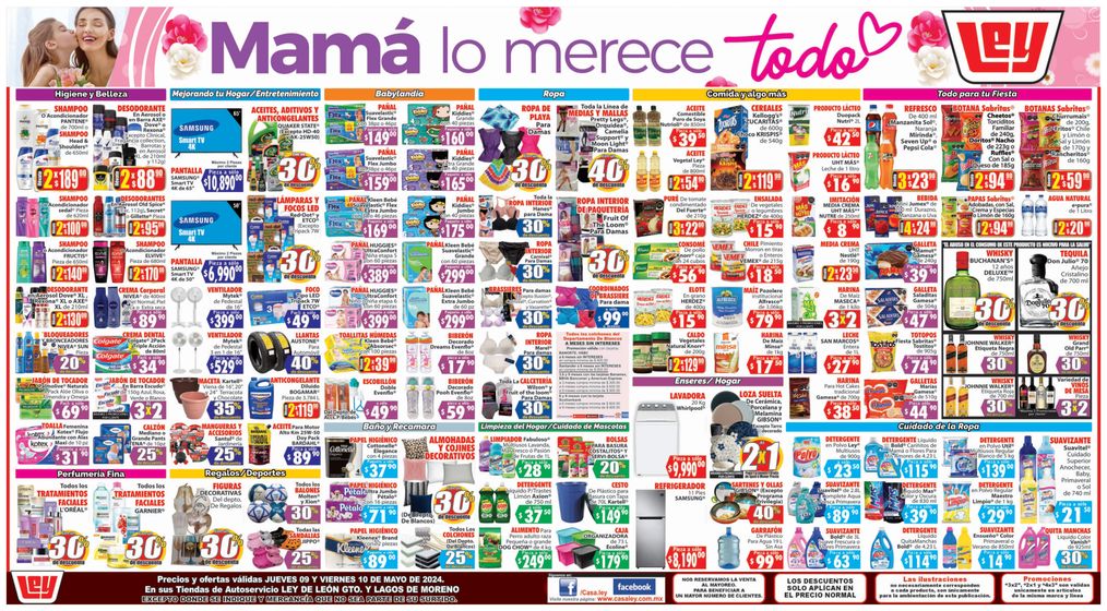 Catálogo Casa Ley en León | Mamá lo merece todo | 10/5/2024 - 10/5/2024