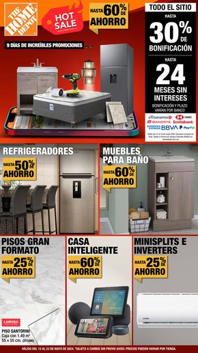 Catálogo The Home Depot en Las Delicias | The Home Depot - Hot Sale | 15/5/2024 - 23/5/2024