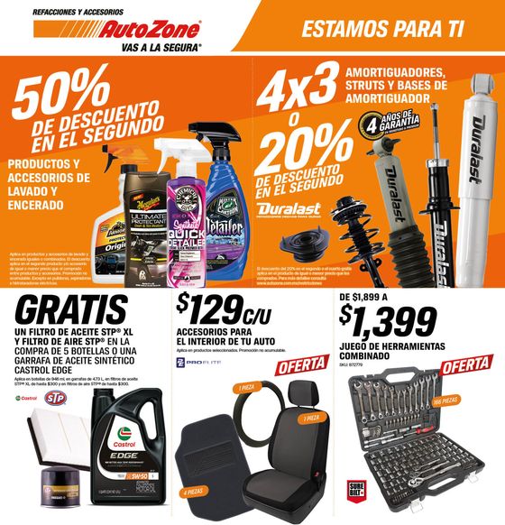 AutoZone Ofertas y Catálogos Junio 2024 Tiendeo