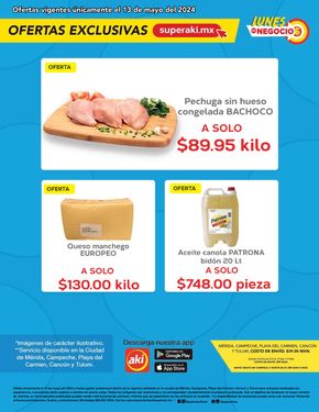 Ofertas de Supermercados en Progreso (Yucatán) | Ofertas exclusivas de Súper Aki | 13/5/2024 - 13/5/2024
